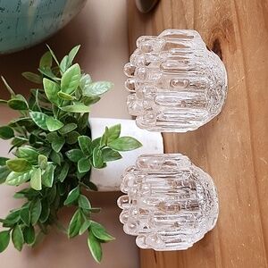 Kosta Boda Goran Warff Polar Ice Votive candle holders